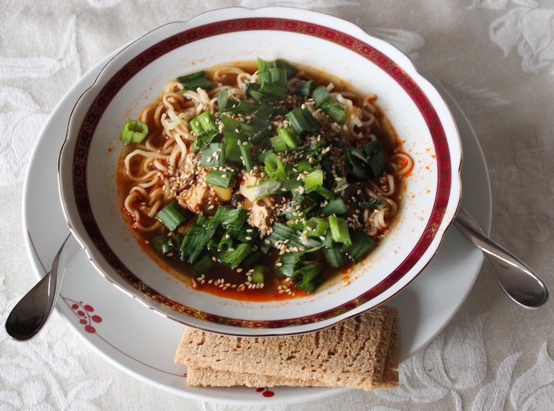 Bắp cải cuộn chay nấm