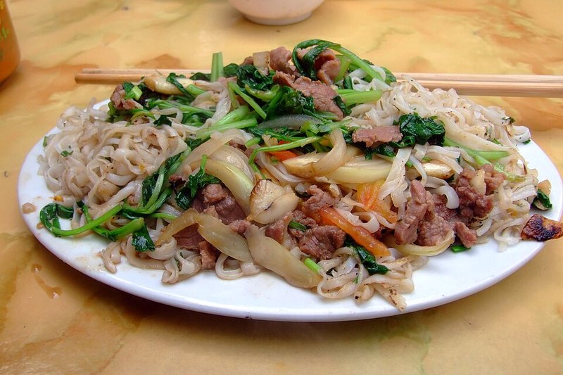 Bầu xào nấm