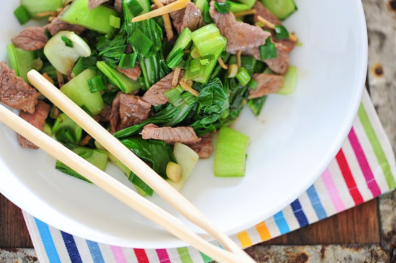 Bò xào bông cải
