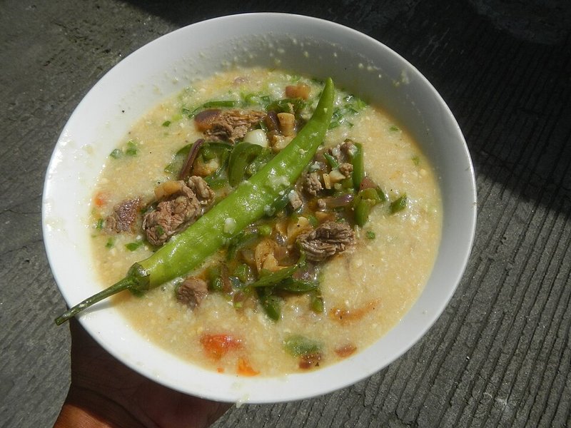 Bò xào giá hành