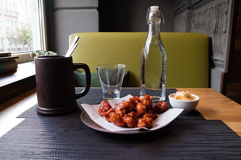 Cá điêu hồng chiên mắm