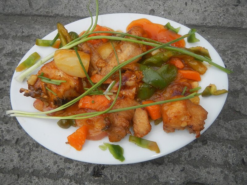 Cá điêu hồng kho tiêu