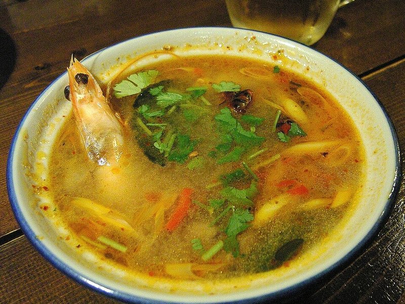 Canh chua tôm đất