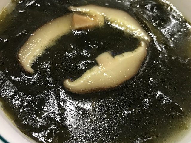 Canh rong biển chay đậu
