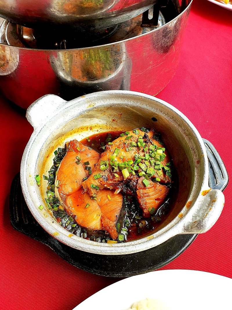 Canh Cá nục lá cách