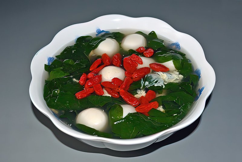 Canh Cá chim đen lá cách