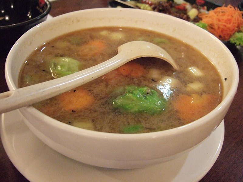 Canh Mực ống lá cách