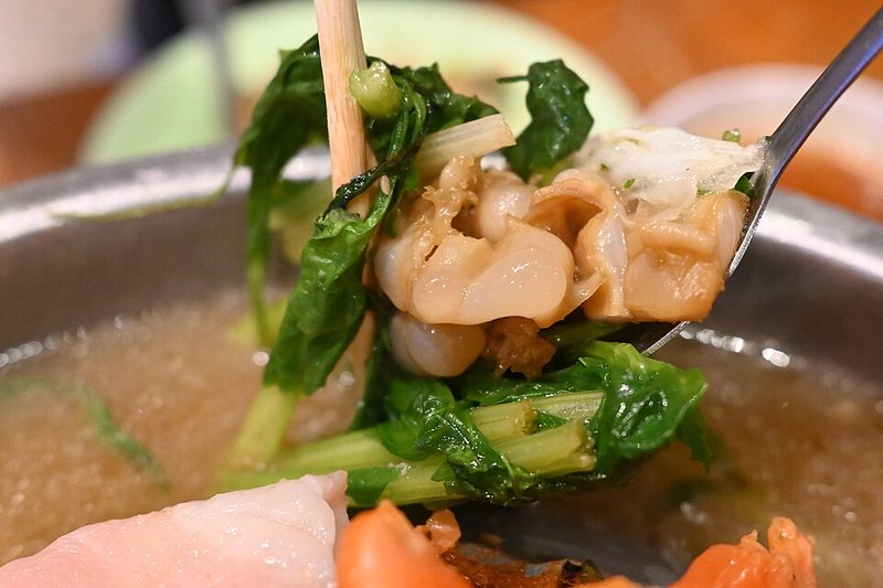 Canh Bạch tuộc lá giang