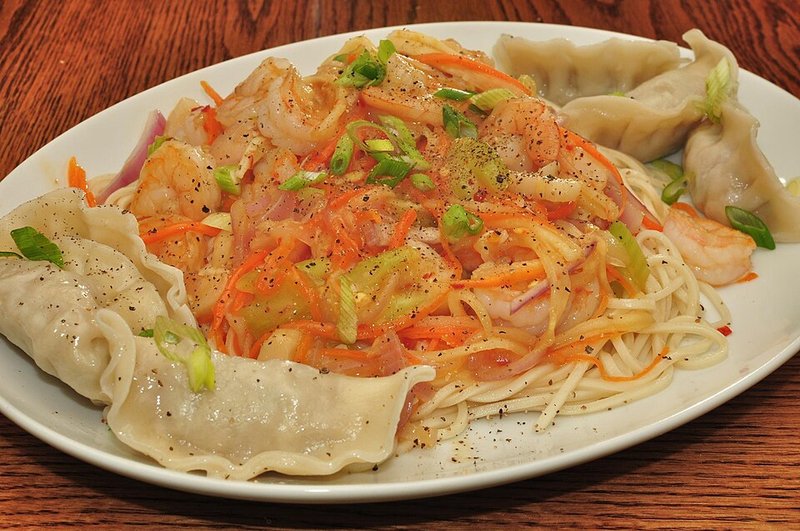 Canh Tôm sú lá giang