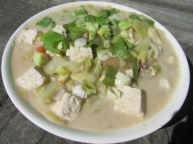 Canh Mực ống cải xoong