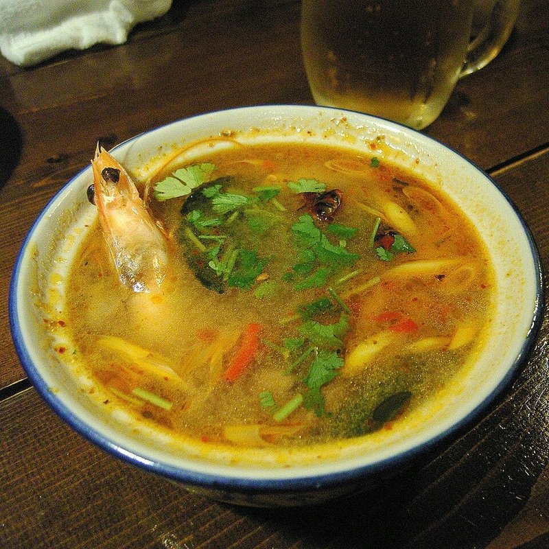 Canh Tôm bạc cà chua