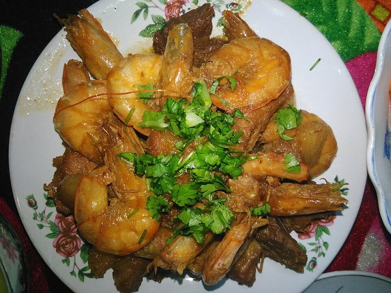 Canh Tôm sú cà chua