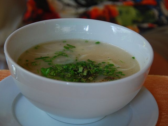 Canh Sò điệp hạt sen