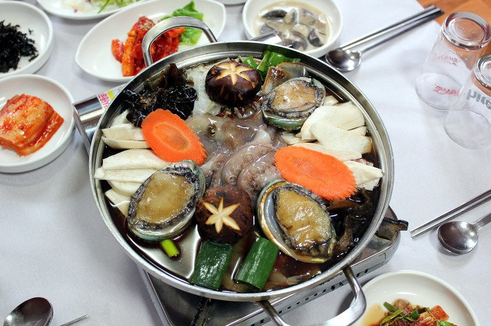 Canh Bạch tuộc tươi bạc hà