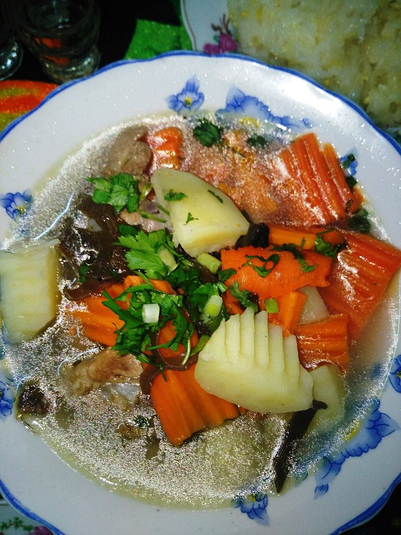 Canh Cá lóc đen khế