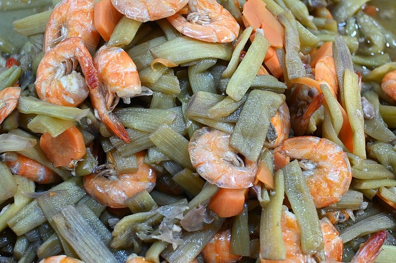 Canh Tôm đất cà chua