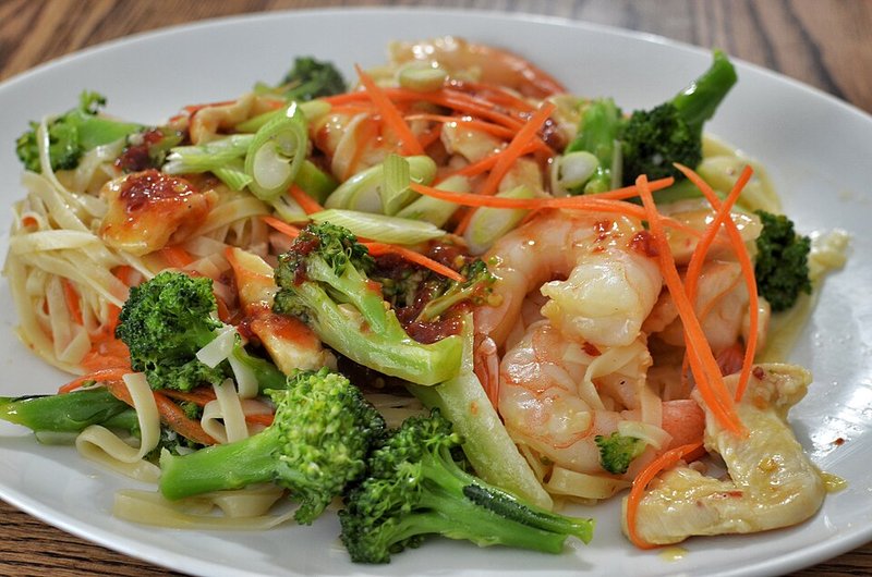Canh Tôm sú lớn ngò gai