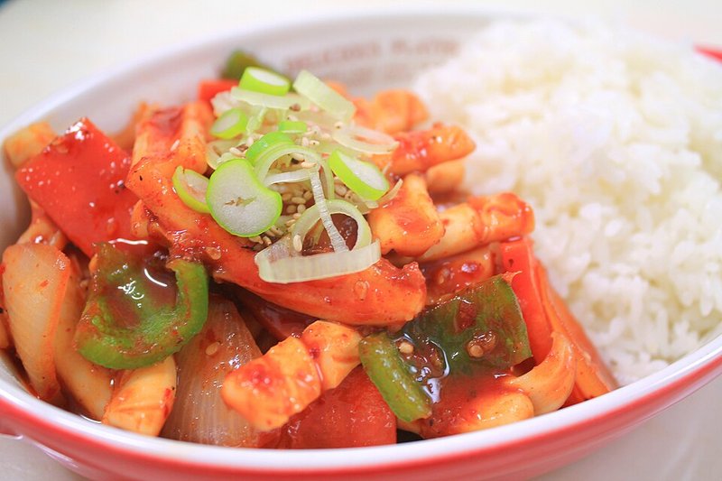 Canh Bạch tuộc bé me chua