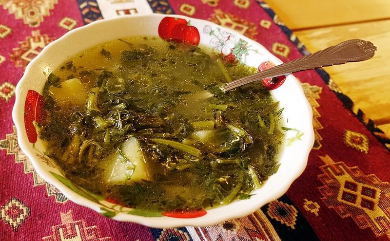 Canh Cá rô đồng khế
