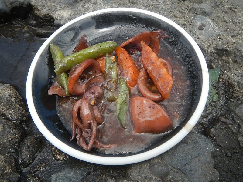Canh Tôm hùm đất bạc hà