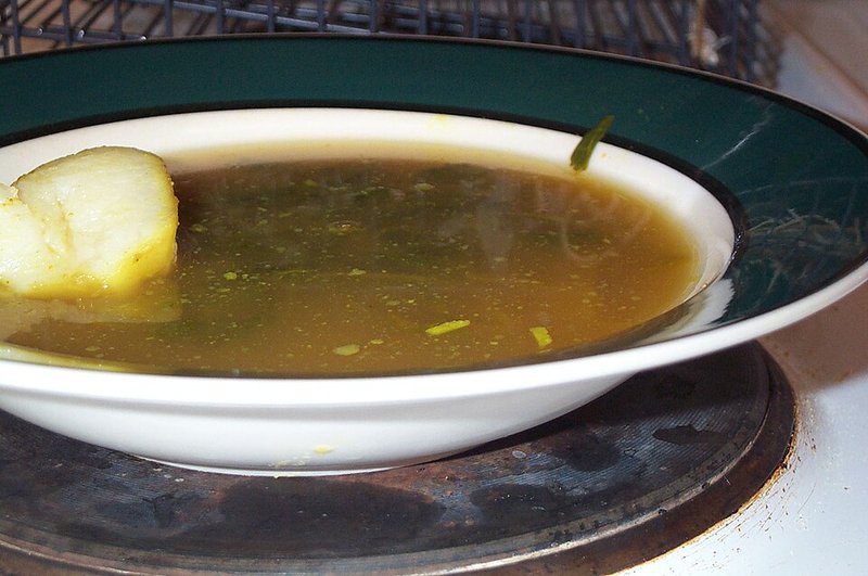 Canh Tôm thẻ lớn bạc hà