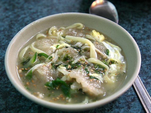 Canh cá lóc cải ngọt