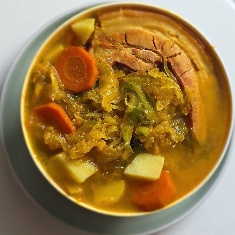 Canh cá lóc cải thìa