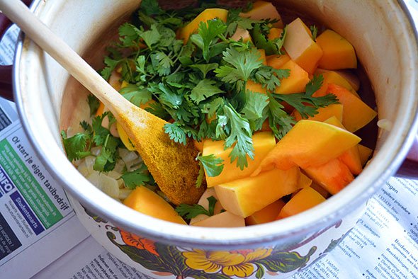 Canh cá lóc mướp