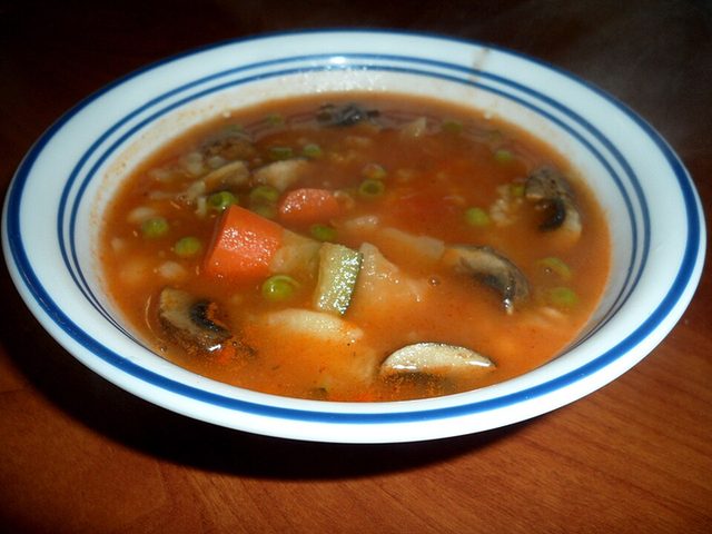 Canh Bạch tuộc lá me