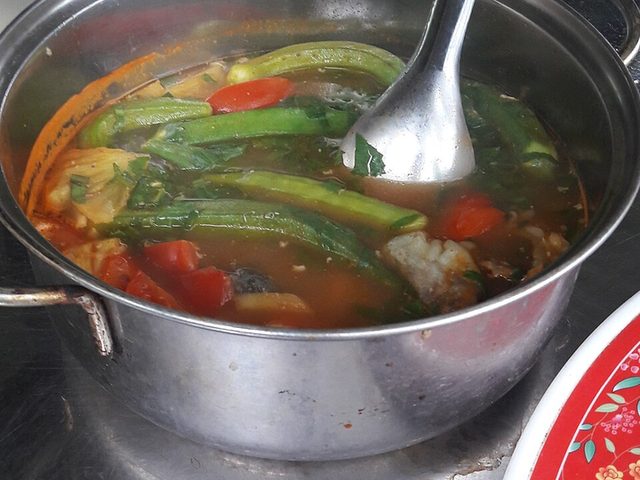 Canh Cá kèo bạc hà