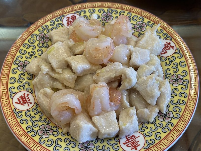 Gà xào măng tây