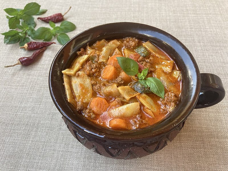 Mực ống kho sả cây