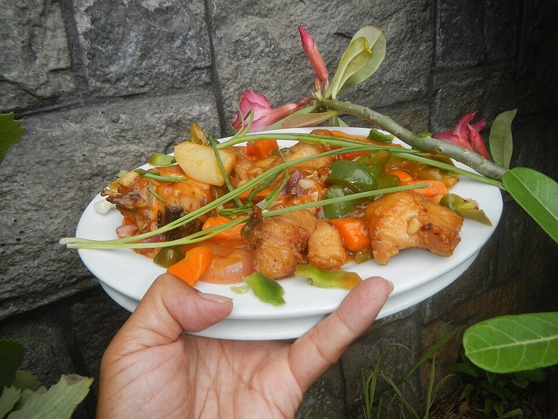 Tôm càng kho gừng