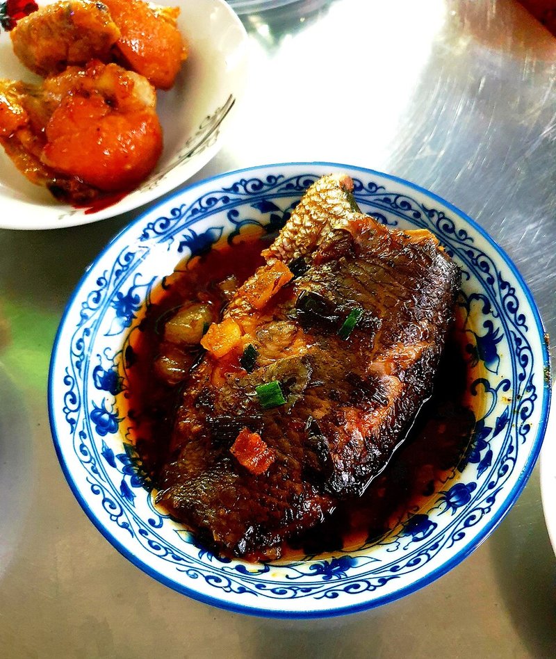 Cá rô kho ớt
