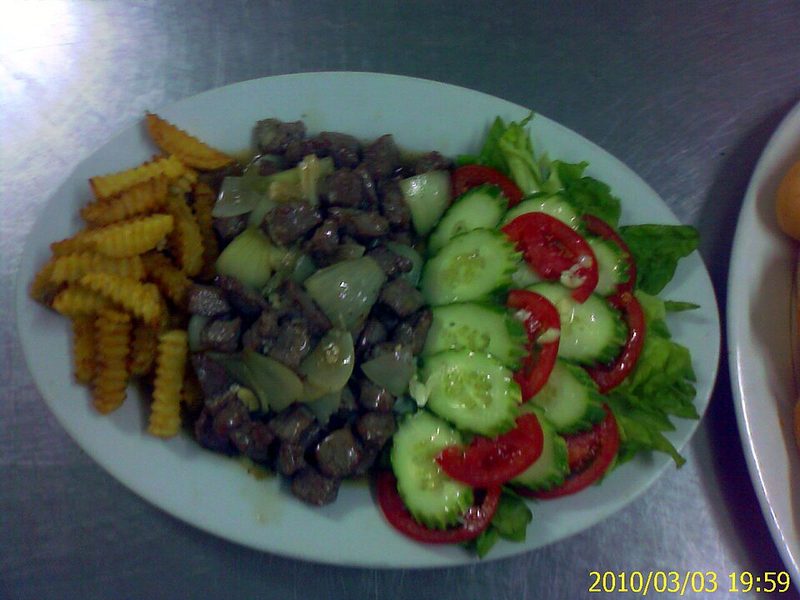 Mực xào cần tây
