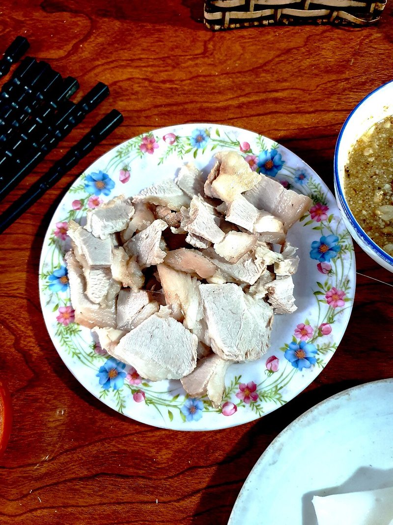 Thịt heo xào tỏi