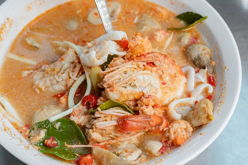 Tôm đất xào nấm
