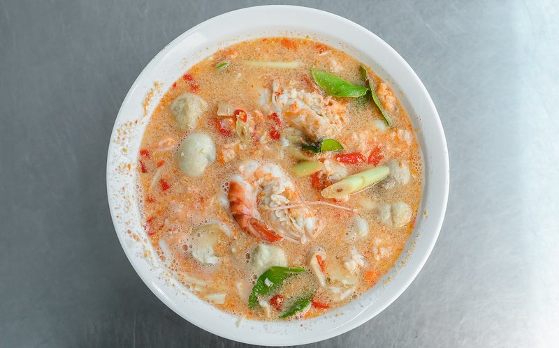 Tôm đất xào sả