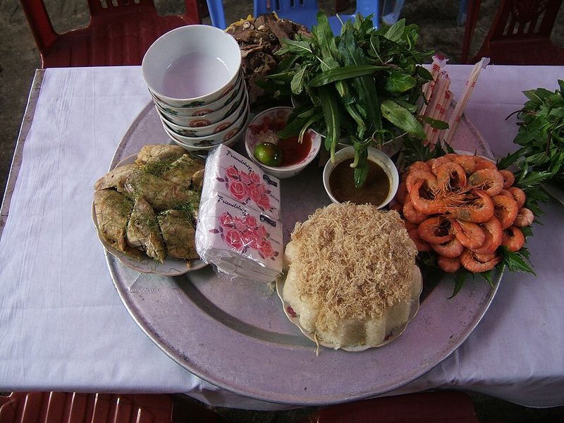 Tôm luộc sả