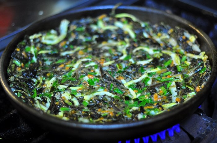 Cá rô xào cải ngọt