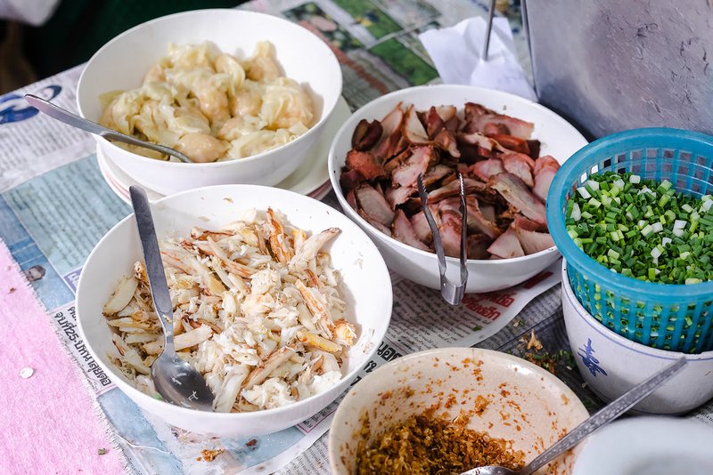 Cua biển xào đậu que